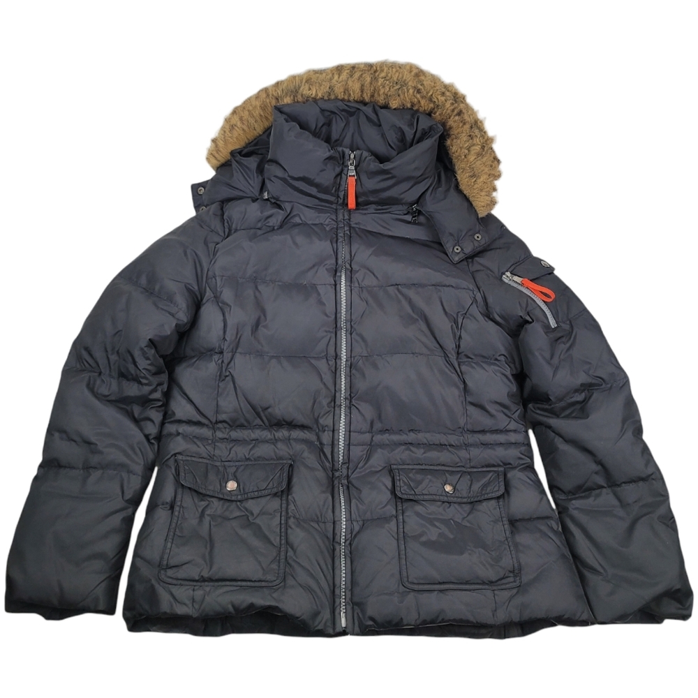 Marc New York Puffer Down Filled Hooded Black Jacket Size Medium - Picture 1 of 16